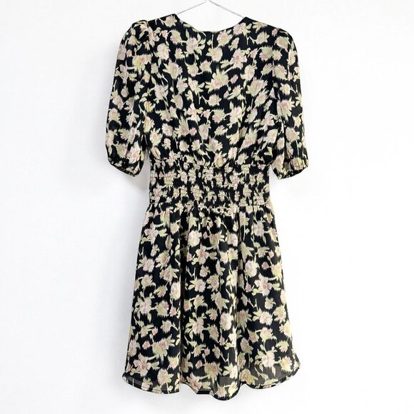 NWT Heartloom Brielle Mini Dress in Tapestry Floral Flowy Black Women's Size M - Picture 6 of 9